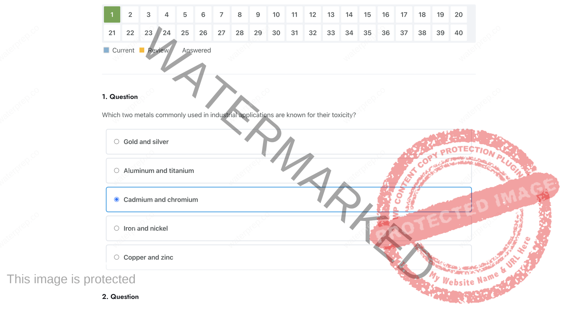 Water Treatment Level 1 Multiple Choice Exam Practice Questions Practice Exam Image